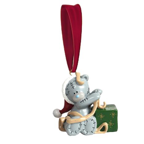 Me to You Bear Gift Wrapping Resin Tree Decoration £1.80